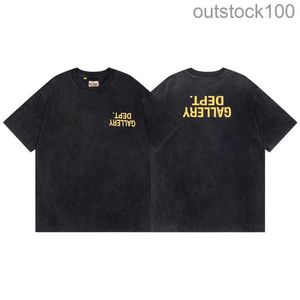 Original 1: 1 varumärkesdesigner Galery Dapt T-shirt Amerikansk trendiga märke Kort ärm Summer Loose och High Street T-shirt för män med riktig logotyp