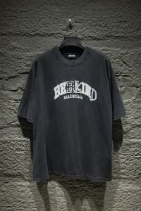 Herr plus tees polos män t-shirt designer märke ba kort ärm t-shirt pullover ren bomull lös mode män och kvinnor topp t-shirts vintage kort ärm plus storlek yfu22