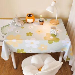 Table Cloth Cartoon Tablecloth Waterproof Oil Proof Small Fresh PVC Student Desk Decorated With Picnic