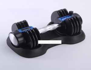 1pc 25lb einstellbare Hantel schnelles Gewicht für Männer -Übungsausrüstungstraining Armmuskel Fitness PVC Dumbbell2161982