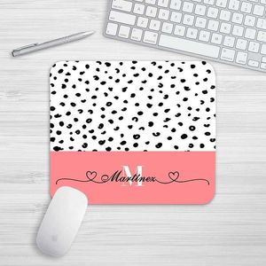 Muskuddar handled vilar Anpassa ditt namn för spel bärbara datorer Desktop Mouse Pad Mouse Pad Wrist Rest Desk Pad Office Desk Set Accessories J240510