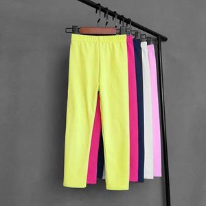 Pantaloncini pantaloncini dolci ragazze caramelle gambe primaverili/estate pantaloni elastici morbidi per bambini pantaloni ultra sottili per bambini abbigliamento