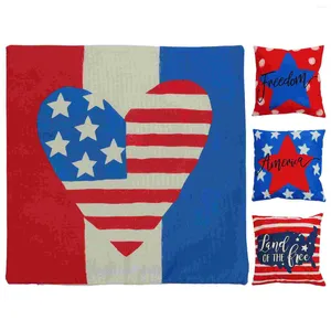 Kudde 4st självständighetsdagskudde American Patriotic Protectors Throw Cover