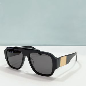 Винтажные квадратные солнцезащитные очки подушки в форме золота черное/темно -серое 4436 Мужские дизайнерские солнцезащитные очки летние оттенки солнечные луны de soleil uv400 oywear