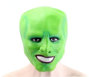 Halloween The Jim Carrey Movies Mask Cosplay Green Mask Costume Adult Fancy Dress Face Halloween Masquerade Party Mask 2207041311820