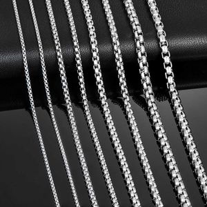 Tennis Thickness 2mm/3mm/4mm/5mm/6mm stainless steel chain classic curve necklace suitable for mens jewelry ranging from 14 to 40 inches d240514