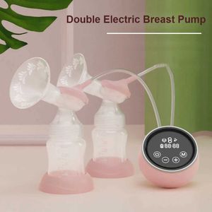 Breastpumps Dual electric breast pump no need for manual breast pump used for breast feeding 3 modes and 6 or 9 levels adjustable low noise anti reflux