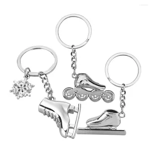 Keychains Skate Keychain Keyring Pingente Chains Cartet Bulk for Women Holder Roller Skate Party Favors Bag Acessórios