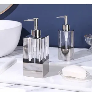 Sıvı Sabun Dispenser Basit Kristal Vücut Yıkama Losyon Şişesi Taşınabilir Yaratıcı Ev Aksesuarları El dezenfektan Şampuan Şişeler