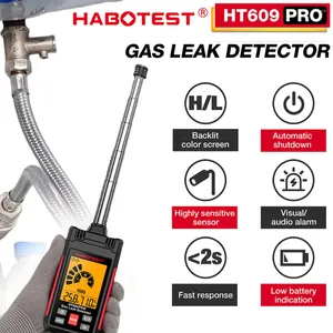 Gas Leak Detector Audible & Visual Alarm Combustible Tester Locating The Source Of Methane Natural