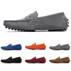 GAI casual shoes for men low black grey red blue orange brown flat sole mens outdoor shoes