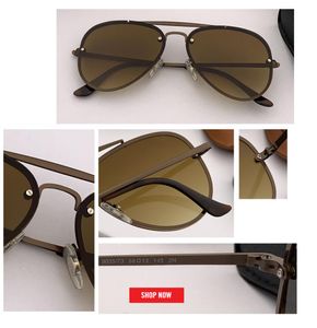2019 Pilot blaze uv400 Sunglasses Men Women Metal Frame mirror flash Driving designer 3584N Sun Glasses Male Retro designer aviati2203382