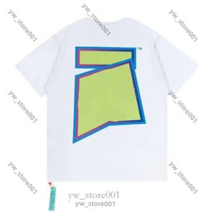 White Off Shirt Mens Designer Off Tshirt T Shirts T-Shirt Style Trendy Sweater Off Whiteshirt Painted Arrow Short Sleeve Breathable Men's Fashion Streetwear fb69