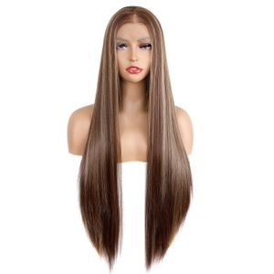 360 Degree Full Lace Frontal Wig Brazilian Bone Straight 13x4 Transparent Lace Front Human Hair Wig Blonde Women's Pre-Stretched High-Temperature Wig