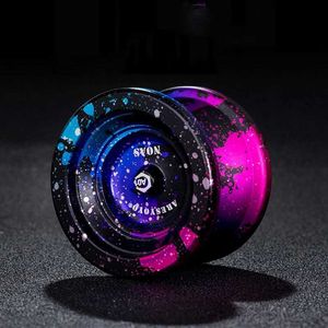 Yoyo Yoyo Profesyonel Sihir Yoyo Metal Yoyo 10 Ball Rulman ile Kk Alaşımlı Alüminyum Yüksek Hızlı Yoyo Klasik Çocuk Oyuncak