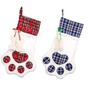 Tree Bag Christmas Pendant Socks Pet Toy Doll Gift Decoration