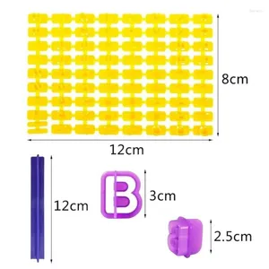 Moldes de cozimento Cutter de biscoito de alfabetização Conjunto de cozinha Diy Tool Plástico Plástico Plástico Bolo de gelo Decoração do fondante FORTERS MOLD MOLD