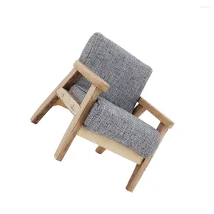 Stuhlabdeckungen Mini -Sofa Möbelhaus Miniaturzubehör Spielzeugmodell Decors Room Couch Living Garden Basteln DIY BRÜFUNGENHAUSE