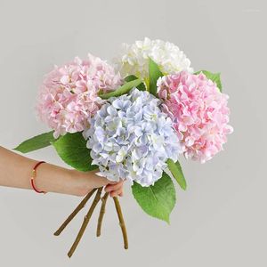 Декоративные цветы искусственные гидрангея цветочные ветви свадебные букет