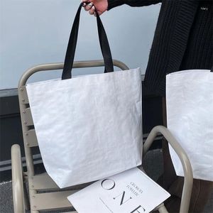 Bolsas de armazenamento stobag compra branca personalizada Tote de tecido feminino