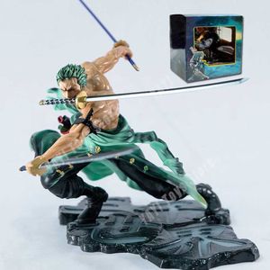 Eylem oyuncak figürleri sıcak tek parça 10 cm anime figürü gk roronoa zoro üç bıçak sa-maksimum manga anime heykel figürü koleksiyon model çocuk oyuncak y240514