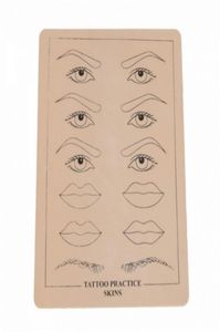 Permanent Make -up Eyebrow Lippen Tattoo Praxis Hauttraining Haut -Set für Anfänger ganz New6917961