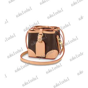 Bags Designer M57099 Noe Purse Mini Canvas Bucket Hobos Genuine Calfskin Small Shoulderbag Crossbody