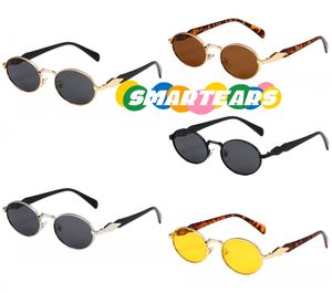 Solglasögon lyxglasögon Fashion Gradient Solglasögon Enkel generös guldram UV400 strandkörning Sportshow Luxury Sun