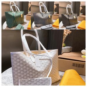New Goyar Bag Designer Women Shopping tote Handbag Famous Fashion Go Large Yard Capacity Colorful Shoulder Goyar Bag Beach Bags Green Wallet Goyatd Bag 766 828