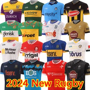 2024 GAA Rugby Jerseys Dublin Down Louth Antrim Wexford Wicklow Laois Mayo Hurling Derry Westmeath Limerick Cork Donegal Ireland koszulka Fermanagh Tyrone Tipperary