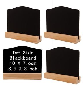 Rustic Table Number Mini Chalkboard Sign with Wood Stand 39x3inch Small Wooden Sign Buffet Display Plaque Novelty Decor8188934