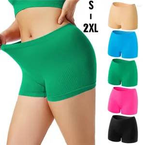 Calcinha feminina fina cuecas de boxe invisíveis para meninas adolescentes de roupas íntimas anti-exposição que podem ser usadas como uma camada base ou shorts