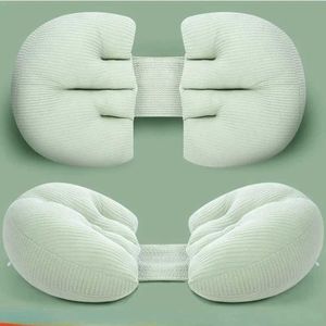 Almofadas de maternidade 60x30x5cm Pillow em forma de gravidez em forma de U para mulheres grávidas Multifuncional Proteção à cintura Sleeping Pad H240514