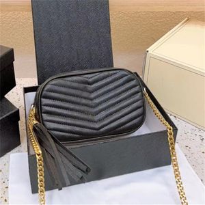 Kvinna mini kameraväskor designer väska crossbody axelkedja påsar söt handväska läder våg blixtlås kors kropp bokstäver 3 färger 10a