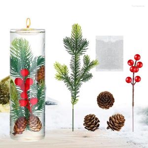 Decorative Flowers Pine Cone Vase Filler Party Holiday Decorations For Dining Table Centerpieces Christmas Kids Room