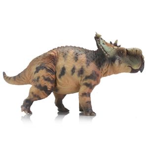 1 35 Haolonggood Tjock Nosed Dragon Dinosaur Toy Ancient Animal Model Brown Edition 240513