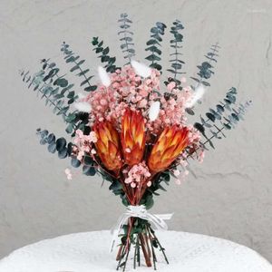 Torra naturliga svansar blommor dekorativ torkad lavendelblomma bröllop buketter pampas gräsdekor brudtärna boho arrangemang