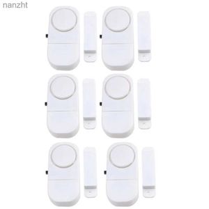 Alarmsysteme 6 Sätze/Pack Wireless Anti-Diebstahl Einfach Installation Apartment Einbrecher Alarmtür Alarmfenster für Sicherheit DIY Magnet Sensoren WX