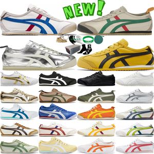 Z Box Onitsukas Tiger Mexico 66 Sneakers Men Women Casual Buty Runnator Designer Kill Bilch Bilch Białe Blue Low Cut Sports Sports Trenerów na zewnątrz Tennis