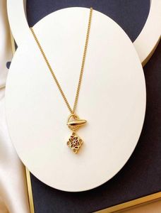 Luojia new geometric Luoyi Necklace square carved hollow trend simple fashion ot button sweater chain8525819