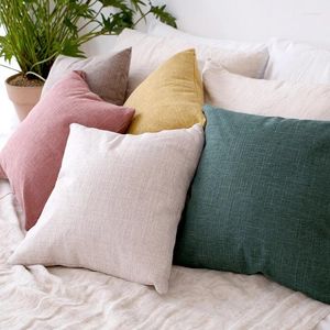 Cuscini di cotone a colore solido cotone cuscino per casa traspirante 45 cuscini decorativi per divano
