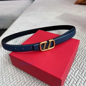 Womens Designer Belts Fashion Genuine Leather Belt Luxurys Woman Waistband Cintura Ceinture Mens Thin Golden Red Buckle Belt 2.5cm 2211222d