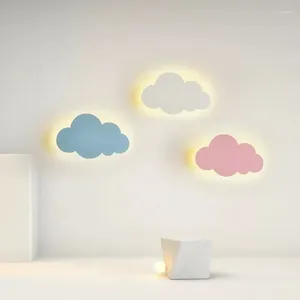 Wall Lamp Morden LED Indoor Cloud Design Decor Acrylic Lights Nordic Sconce Lamps Kids Bedside For Children's Bedroom