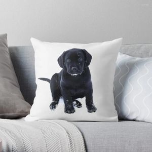 Filhote de neve de travesseiro - Black Labrador Trow Sofá Capa Capas de PO personalizadas