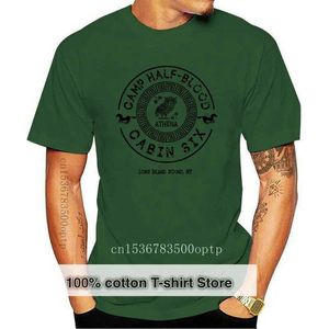 T-shirt maschile New Percy Jackson-Campo Magni bianchi Magni bianchi Abbigliamento casual stampato T Men Summer Short Shors Light Shirt T240510