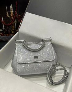 Kim Designer Satin mit All-Over-Strass-Steuern Handtaschen