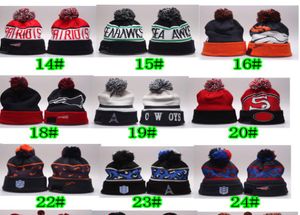Jul Winter Europe Type Cap Man Football Woolen Hat Hiphop Hat Ladies Woman Håll varma hattar Fashion Cap 35Colors Shippi1474973