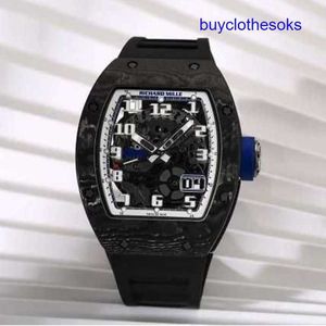 Lastest RM Wrist Watch RM029 Automatisk Mechanical Watch Limited Edition Series NTPT COBOL FIBER RM029 med Box Fashion