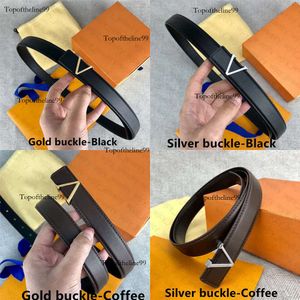 Womens Designer Belt Gold Sier Buckle äkta Cowhide Letters Style för Man Woman Woman Maistband Original Edition