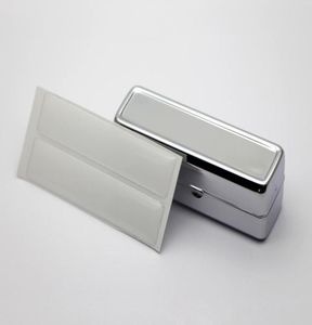 Läppstifthållare med spegel tomt metallläppstiftfodral Personlig läppstift Organiser Epoxy Sticker DIY Set 3889114